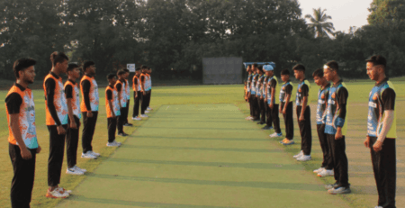 Cricket Trials in Jharkhand