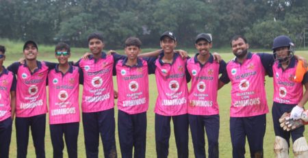 Young cricketers preparing for Karnali Province cricket trial