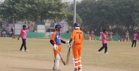 t20icl deli camp players on ground