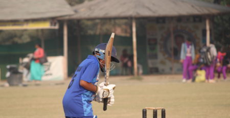 On ground Batsman