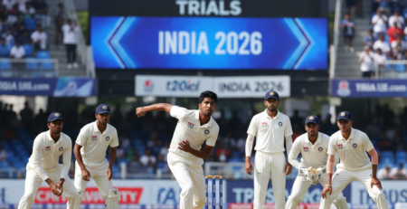 Cricket selection trials India