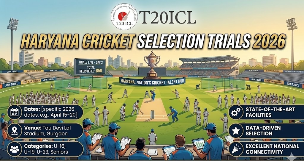 Haryana Cricket Selection Trials 2026