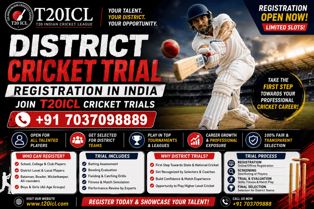 District Cricket Trial