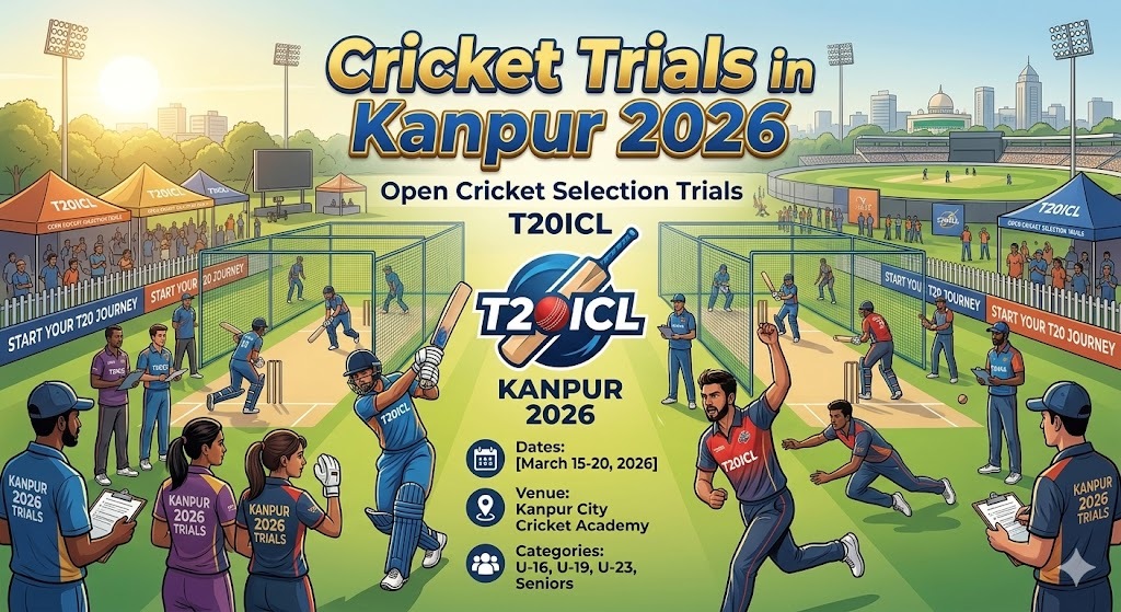 Cricket Trials in Kanpur 2026