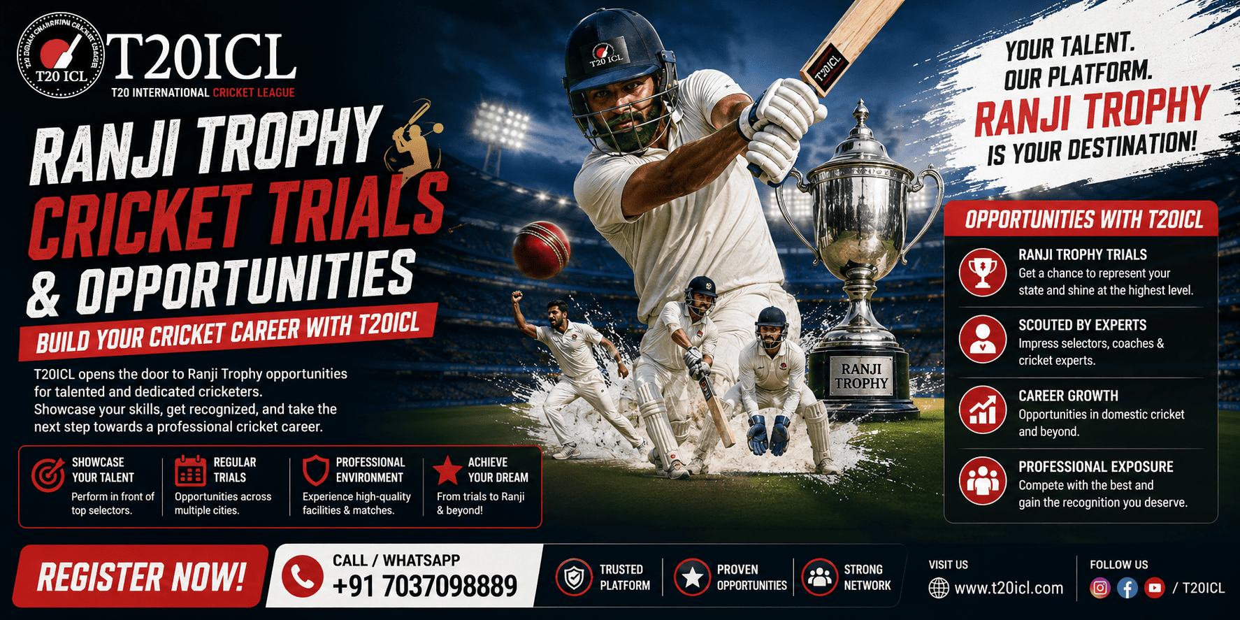 Ranji Trophy Cricket Trials