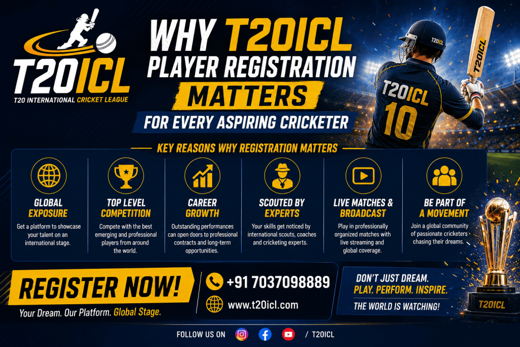 T20ICL Player Registration