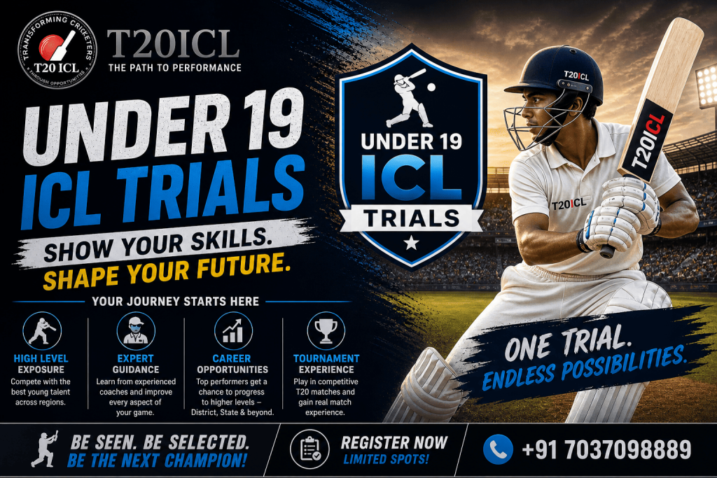 under 19 cricket trials