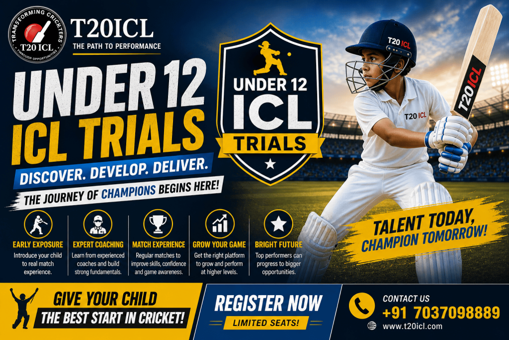 under 12 cricket trials