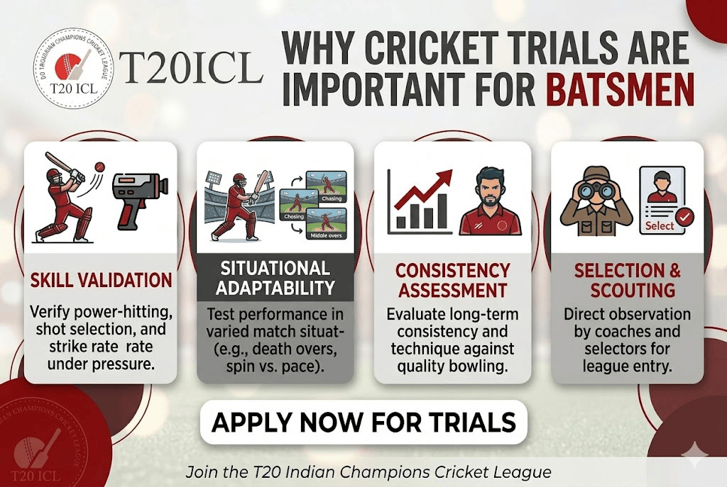 Cricket Trials for Batsmen