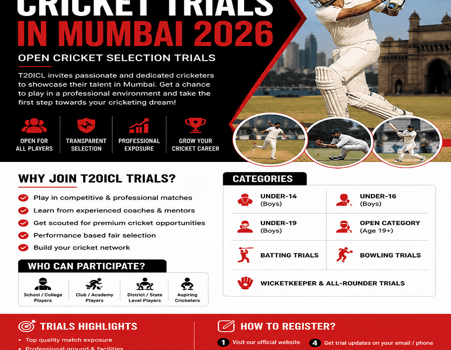 Cricket Trials in Mumbai 2026